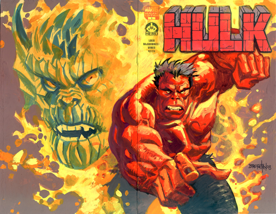 BRERETON HULK cover for HERO!
